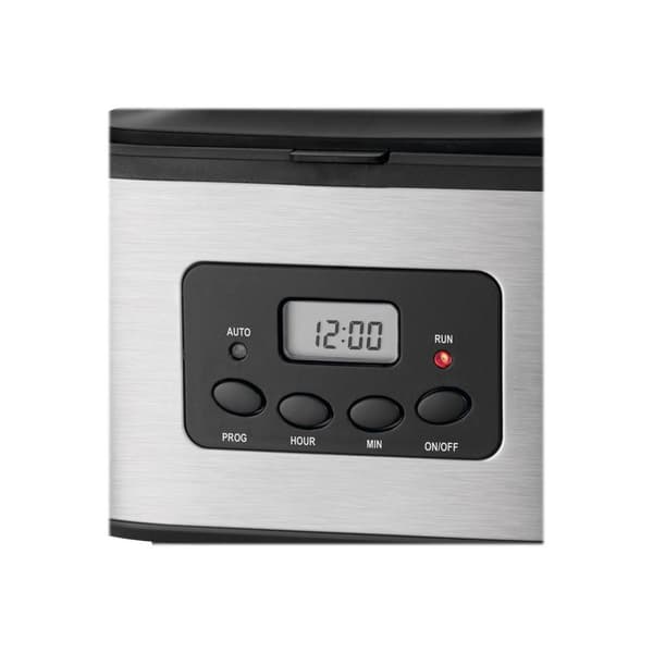 Clatronic KA 3642 Kaffebryggare Svart, Rostfritt stål Kapacitet Koppar=14 Timerfunktion, Display