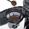Miniatyrbild 4 av 5: Severin KA 4810 Kaffebryggare Rostfritt stål (borstat), Svart Kapacitet Koppar=10 med kvarn, Timerfunktion