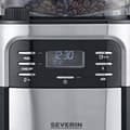 Miniatyrbild 5 av 5: Severin KA 4810 Kaffebryggare Rostfritt stål (borstat), Svart Kapacitet Koppar=10 med kvarn, Timerfunktion