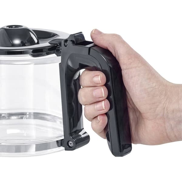 Severin KA 4825 TYPE SWITCH Kaffebryggare Rostfritt stål, Svart Kapacitet Koppar=10 Glaskanna
