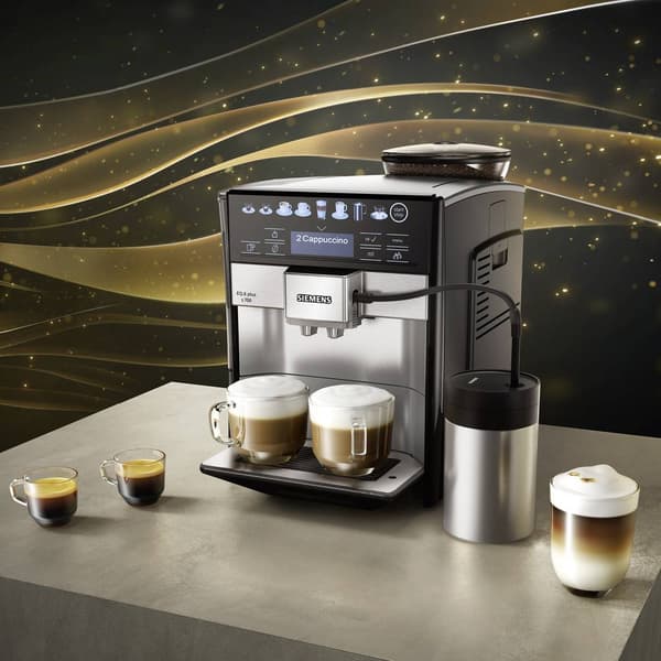 Siemens Hausgeräte EQ 6 plus S700 TE657M03DE Kaffebryggare Automatisk Rostfritt stål
