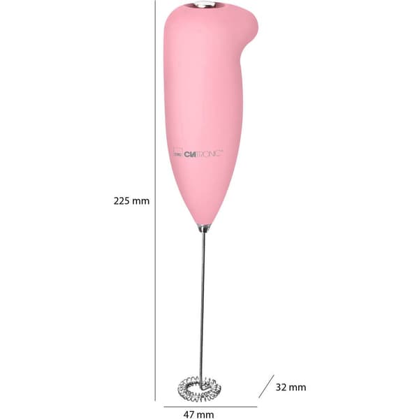 Clatronic MS 3089 263918 Mjölkskummare Rosa