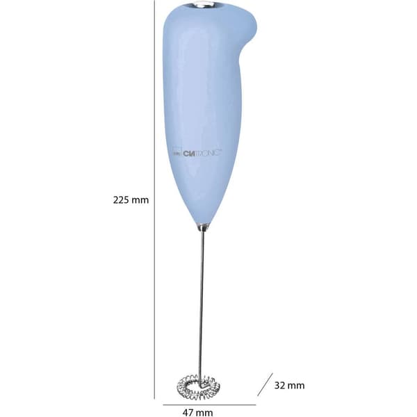Clatronic MS 3089 M 263917 Mjölkskummare Ljusblå