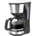 Miniatyrbild 1 av 4: EMERIO CME-122933 Kaffebryggare Svart, Silver Kapacitet Koppar=12 Glaskanna, Varmhållningsfunktion