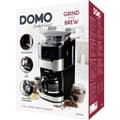 Miniatyrbild 8 av 10: DOMO Grind & Brew DO721K Kaffebryggare Automatisk Svart, Rostfritt stål