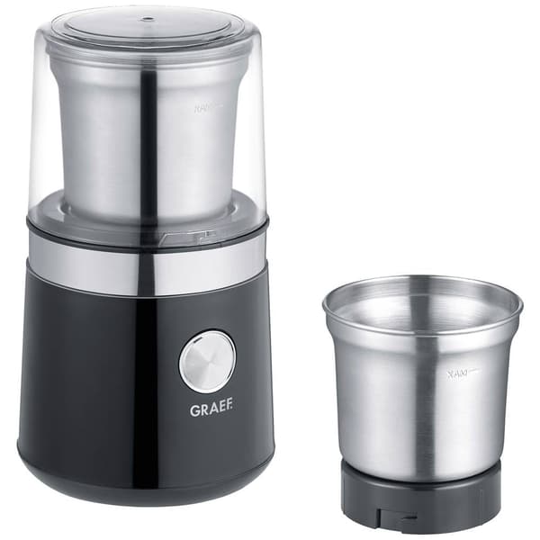 Graef CM102EU Kaffekvarn Svart, Rostfritt stål