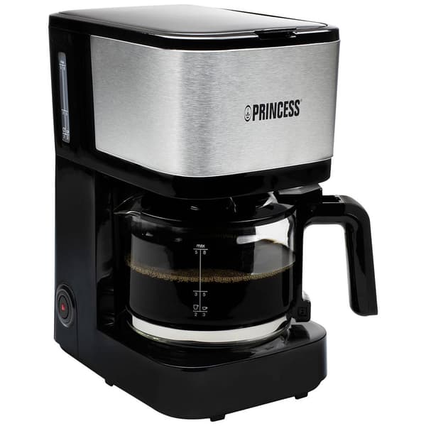 Princess 246030 Kaffebryggare Svart, Silver Kapacitet Koppar=8