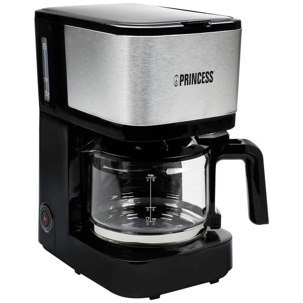 Princess 246030 Kaffebryggare Svart, Silver Kapacitet Koppar=8