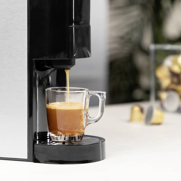Princess 249450 01.249450.01.001 Kapselmaskin Svart, Silver (matt) Nespresso