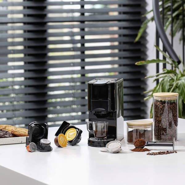 Princess 249450 01.249450.01.001 Kapselmaskin Svart, Silver (matt) Nespresso
