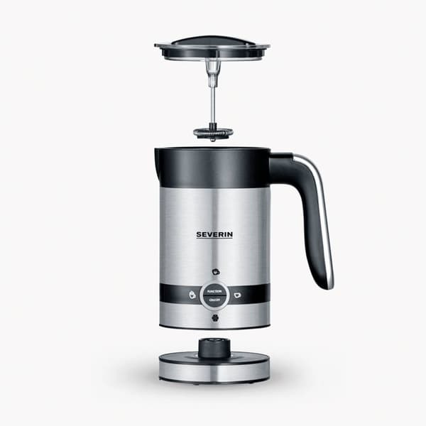 Severin 3584 3584 Mjölkskummare Rostfritt stål (borstat), Svart 450 W