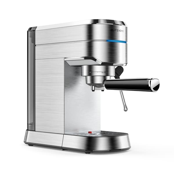 BlitzHome Espressomaskin Kaffemaskin Mjölkskummare Cappuccino-maskin