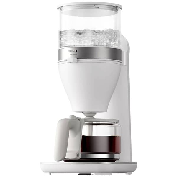 Philips Home Café Gourmet HD5416/00 Kaffebryggare Vit Kapacitet Koppar=15 Glaskanna