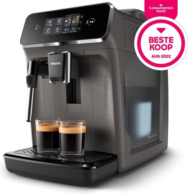 Philips Series 2200 Fuldautomatisk espressomaskine til 2 drinks