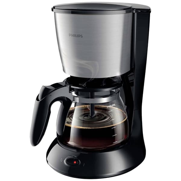 Philips Home Daily Collection HD7462/20 Kaffebryggare Svart, Metall Kapacitet Koppar=15 Glaskanna