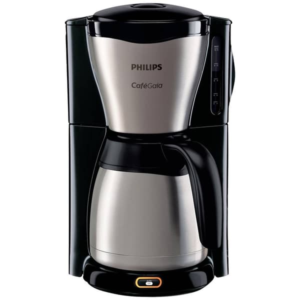 Philips Home Café Gaia HD7548/20 Kaffebryggare Svart, Rostfritt stål Kapacitet Koppar=15 Isolerad kanna