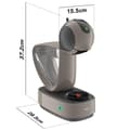 Pikkukuva 6 / 8: Krups KP270A NESCAF&Eacute; Dolce Gusto Infinissima -kahvinkeitin harmaa