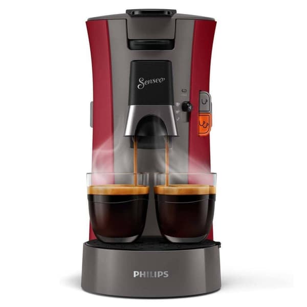 Philips CSA230/90 Senseo Select Kaffepudemaskine Rød/Grå