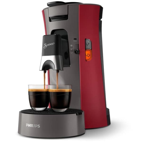 Philips CSA230/90 Senseo Select Kaffepudemaskine Rød/Grå