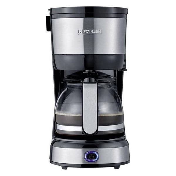 Severin KA 4808 Kaffebryggare rostfritt stål/svart