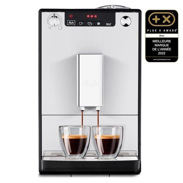 Melitta Solo Silver E950-103 automaattinen kahvinkeitin ja espressokone kahvimyllyllä