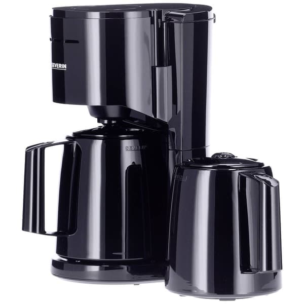 Severin KA 9307 Kaffebryggare Svart Kapacitet Koppar=8 Isolerad kanna