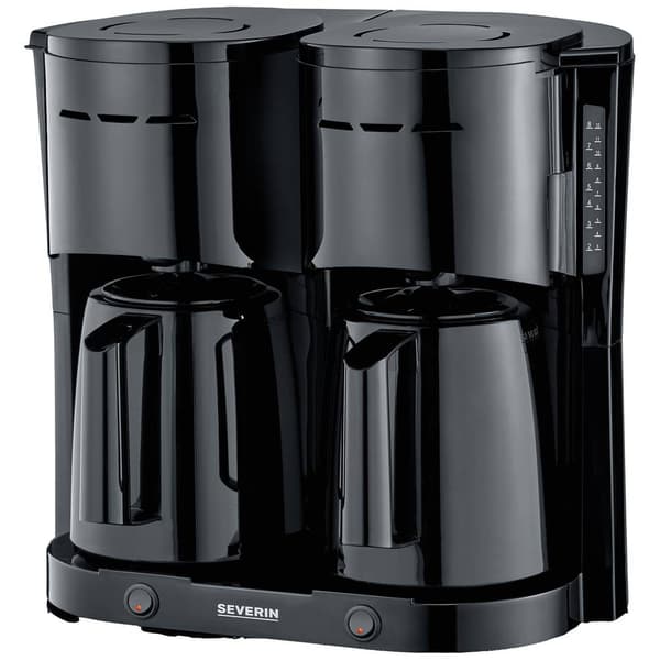 Severin KA 9315 Kaffebryggare Svart Kapacitet Koppar=16 Isolerad kanna
