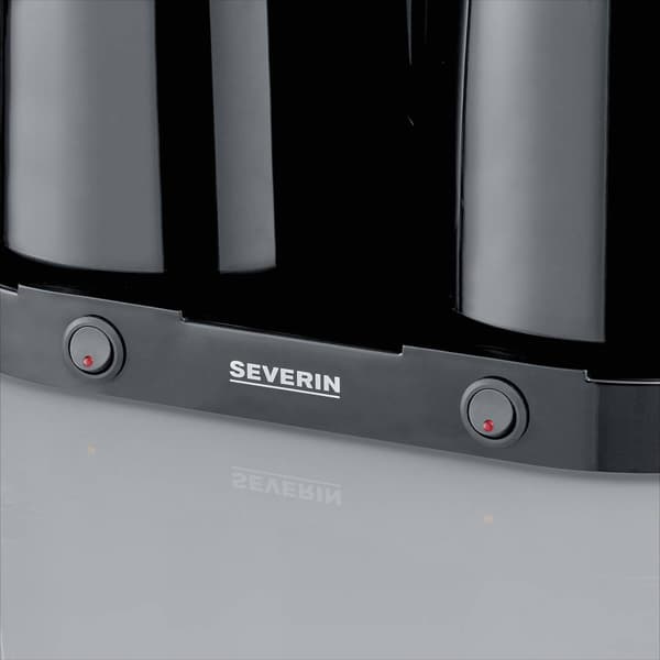 Severin KA 9315 Kaffebryggare Svart Kapacitet Koppar=16 Isolerad kanna