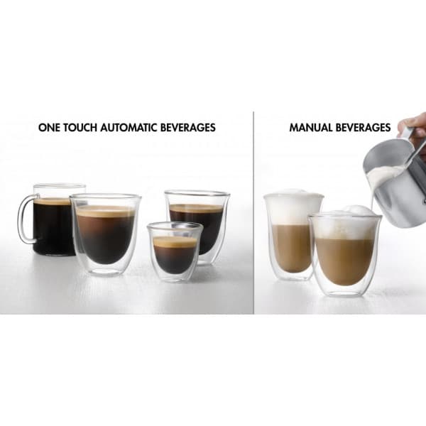 DeLonghi Dinamica ECAM350.35.W -kaffebryggare