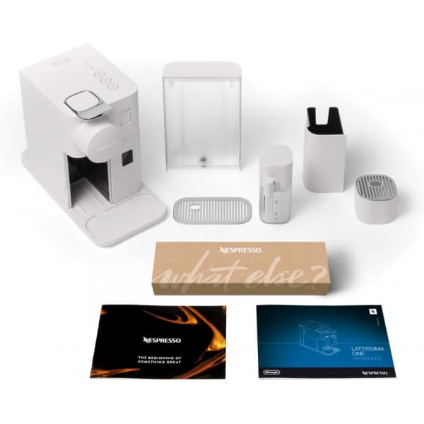 Nespresso Lattissima One Evo -kapselmaskin, vit