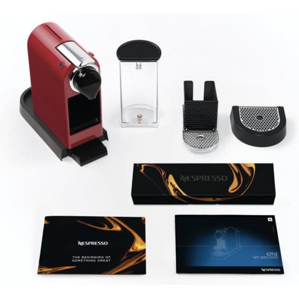 Nespresso Citiz -kapselmaskine, rød