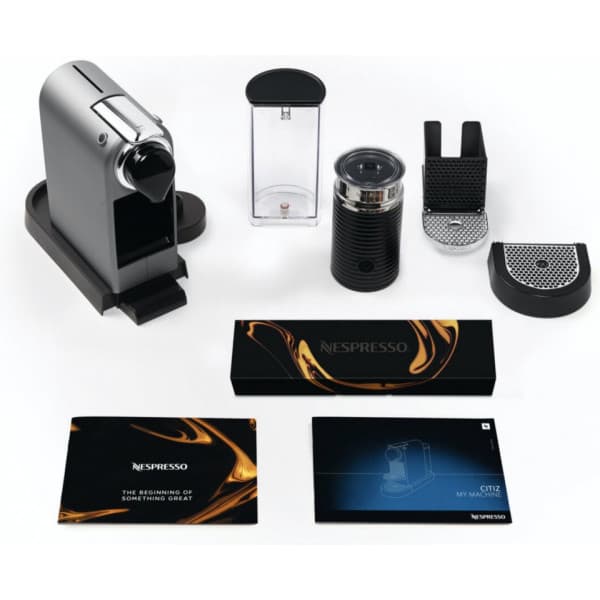 Nespresso Citiz & Milk-kapselmaskine, sølv