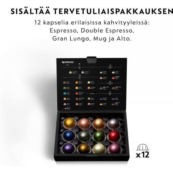Nespresso Vertuo Next -kapselmaskin, vit