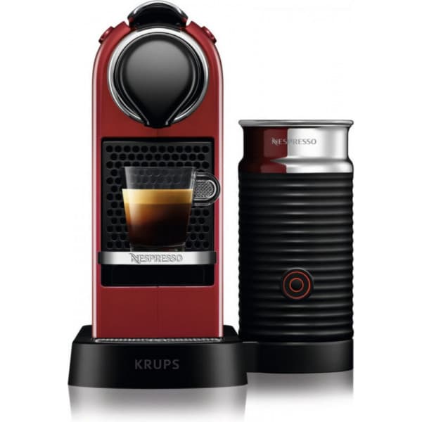 Nespresso Citiz & Milk -kapselmaskine, rød