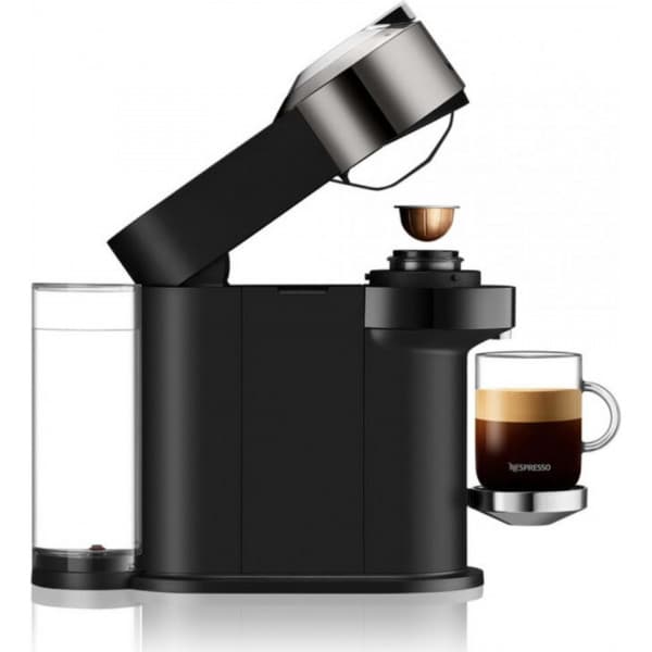 Nespresso Vertuo Next Deluxe -kapselbrygger, sort/krom