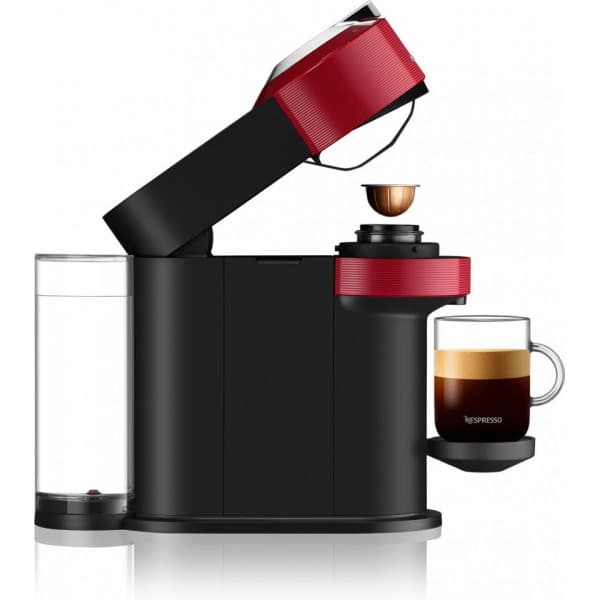 Nespresso Vertuo Next -kapselmaskine, sort/rød