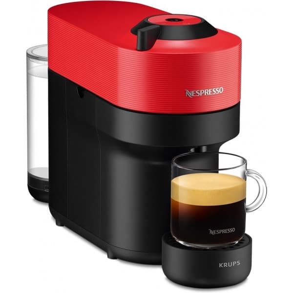 Nespresso Vertuo POP XN920510WP -kaffekapselmaskine, rød/sort