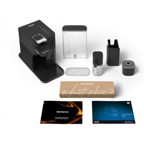 Nespresso Lattissima One Evo -kapselmaskine, sort