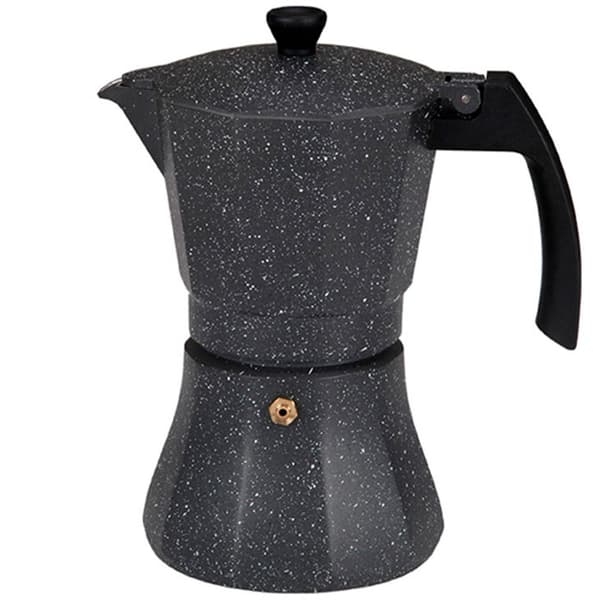 Edm Moka Kaffemaskine 76138 12 Kopper Sort