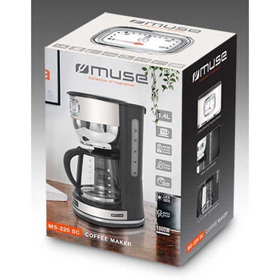 Muse Dryp Kaffemaskine Ms-220 Sc 10 Kopper Søvfarvet