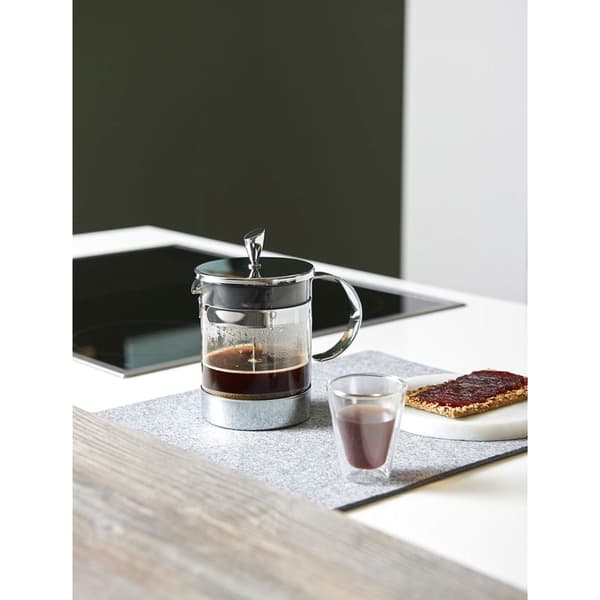 Leopold Vienna Kaffebryggare Luxe 600ml Durchsichtig,Silver