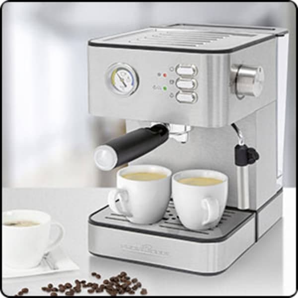 Profi Cook PC-ES 1209 Espressomaskin med filterhållare Rostfritt stål 850 W