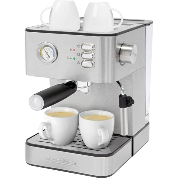 Profi Cook PC-ES 1209 Espressomaskin med filterhållare Rostfritt stål 850 W