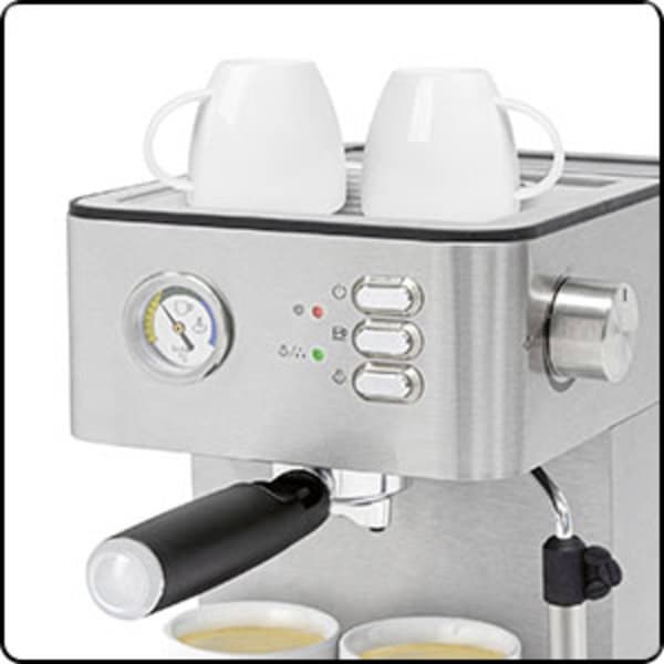 Profi Cook PC-ES 1209 Espressomaskin med filterhållare Rostfritt stål 850 W