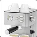 Miniatyrbild 2 av 8: Profi Cook PC-ES 1209 Espressomaskin med filterhållare Rostfritt stål 850 W