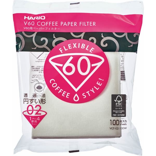 Hario V60 Coffee Paper Filter 02 - kaffefilterpapir