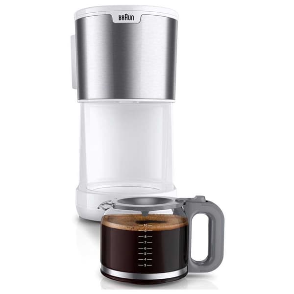 Braun Dryp Kaffemaskine Kf1500wh Søvfarvet One Size / EU Plug