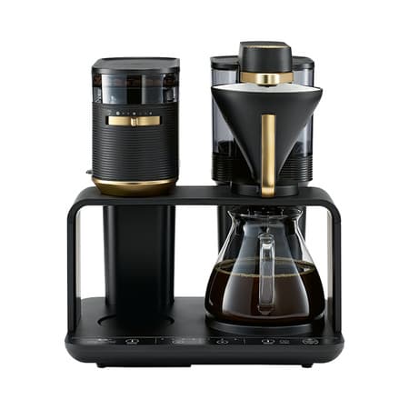 Melitta - EPOS Sort og guld - Filter kaffemaskine med indbygget kværn