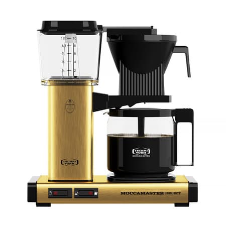 Moccamaster KBG 741 Select - Børstet messing - Filter kaffemaskine