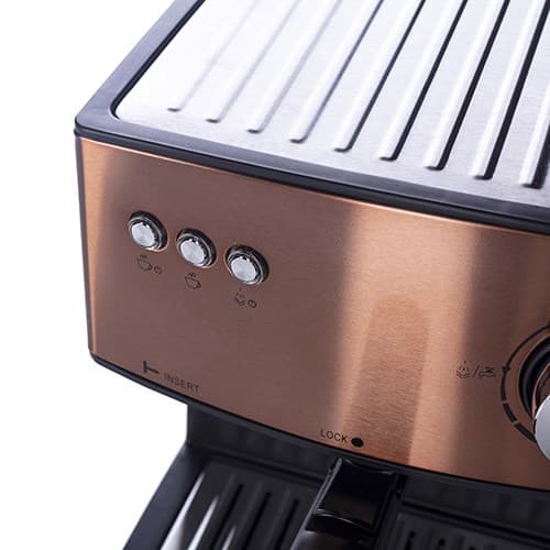 Adler AD 4404cr espressomaskin (850W; kopparfärg)